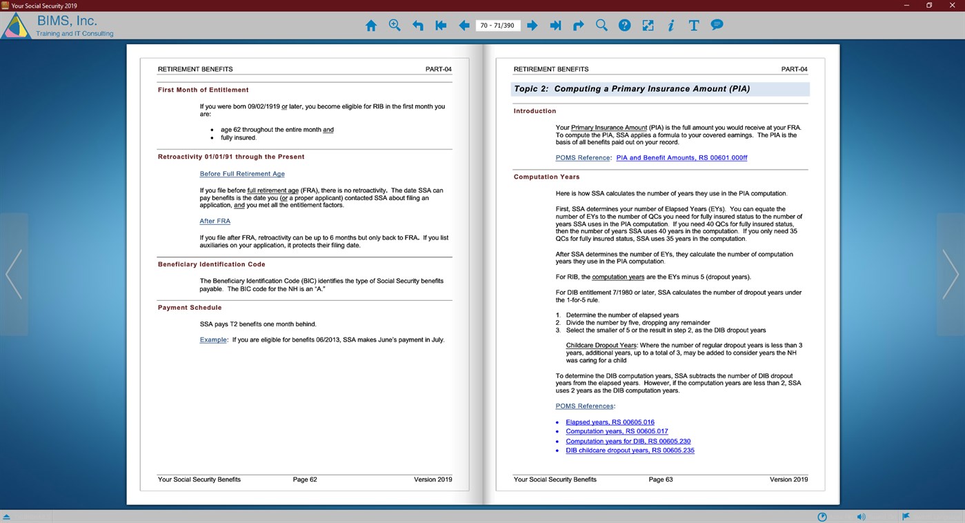 #4. Your Social Security Benefits (Windows) Podle: BIMS Inc
