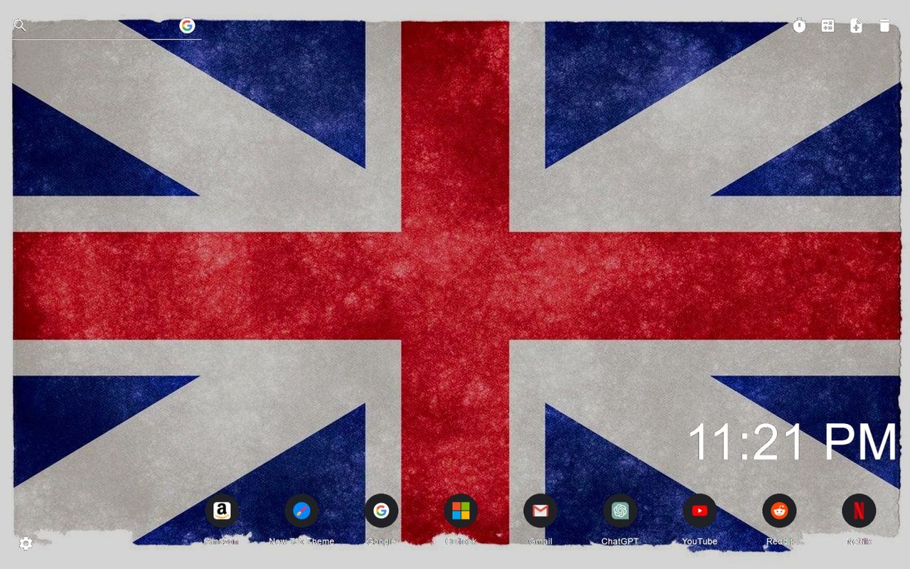 United Kingdom Flag Wallpaper New Tab