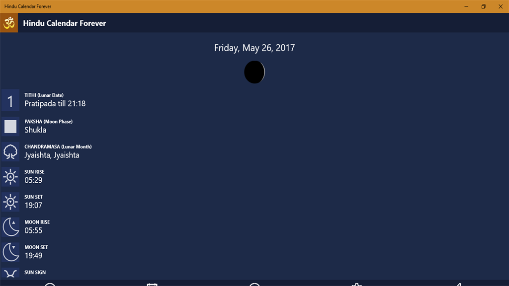 Hindu Calendar Forever - Microsoft Apps