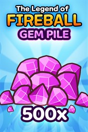 The Legend Of Fireball: Gem Pile - 500