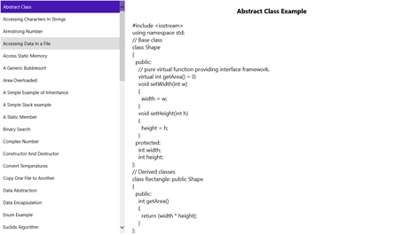 C++ Programs Screenshots 2