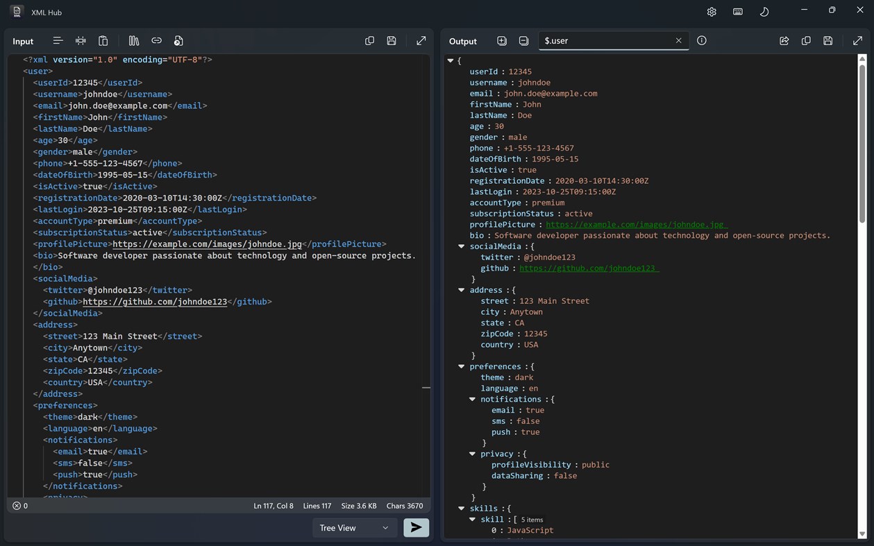 #4. XML Hub (Windows) Bởi: Aadhil RF