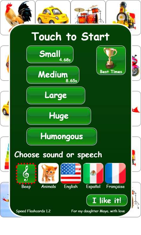 Speed Flashcards Lite Screenshots 1