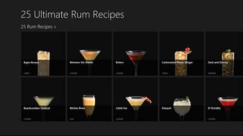 25 Ultimate Rum Recipes Screenshots 1
