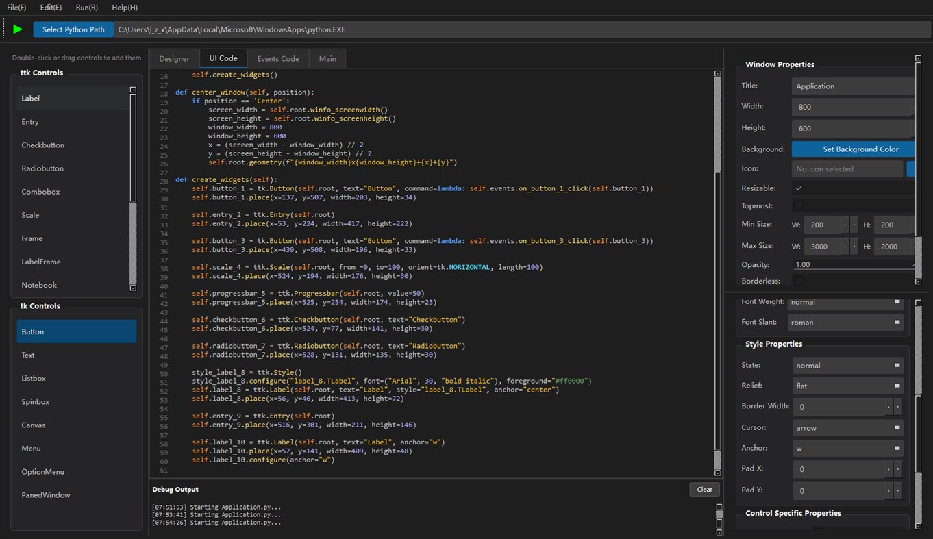 #2. Python Visual IDE (Windows) Ved: KS.STUDIO
