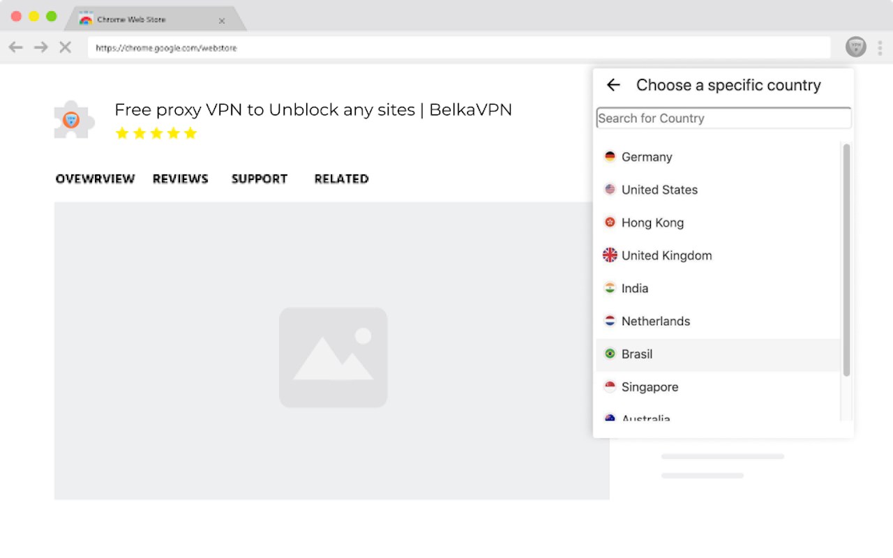 BelkaVPN is VPN, Proxy to Unblock any sites