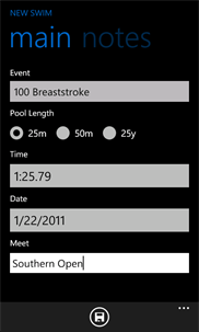 Swim Diary screenshot 3