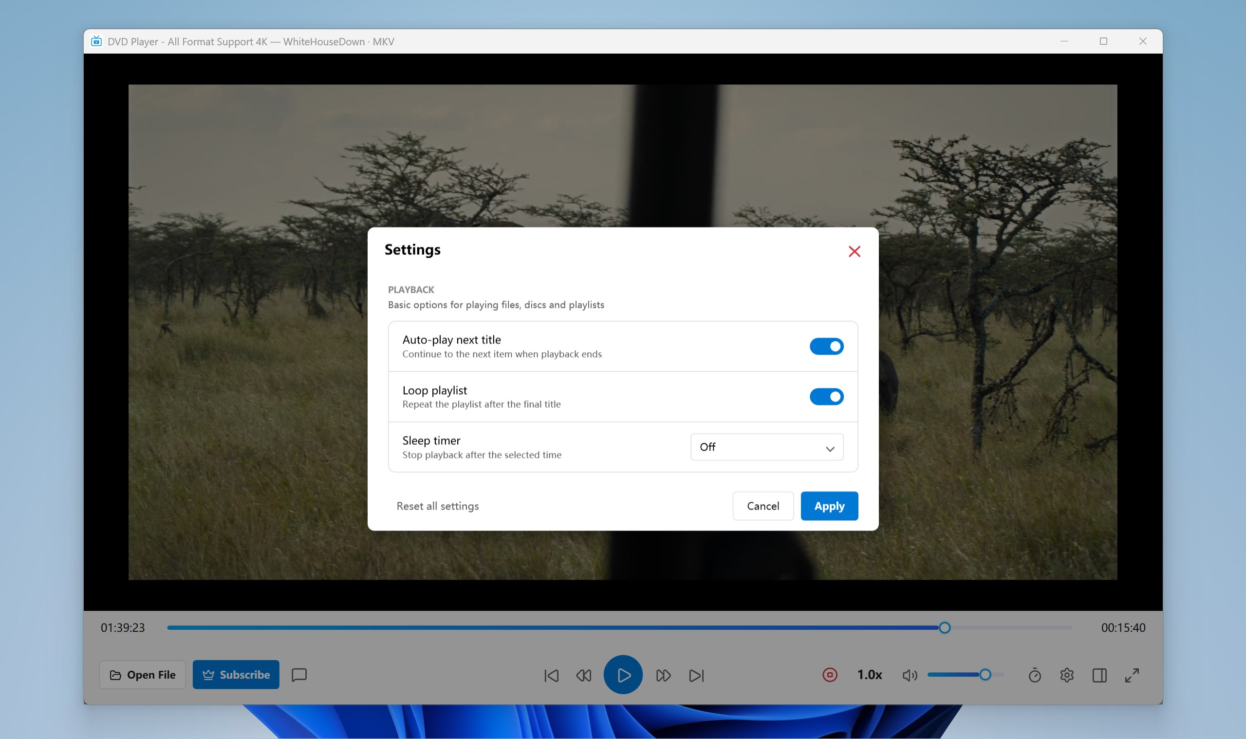 DVD Player - All Format Support 4K screenshot