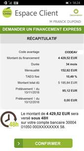 Banque Casino - Mes comptes screenshot 5