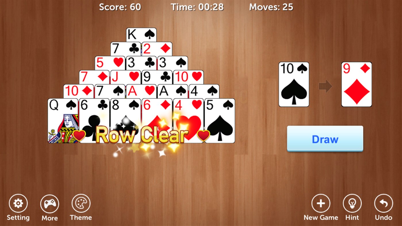 #2. Pyramid Solitaire - No Ads (Windows) 由: Klondike Solitaire Game