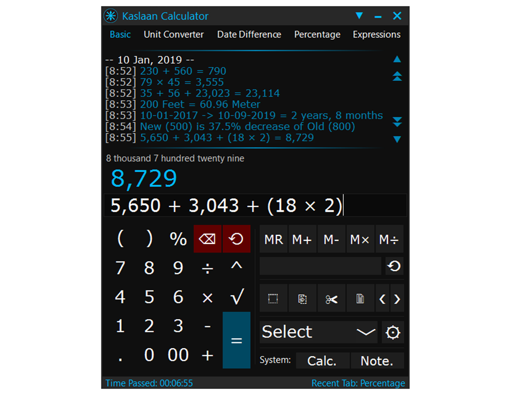 #1. Kaslaan Calculator (Windows) di: KaslaanSoft