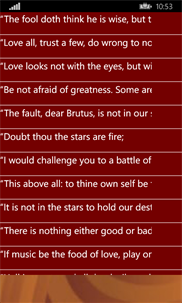 William Shakespeare Quotes screenshot 1