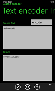 Base64 encoder screenshot 2
