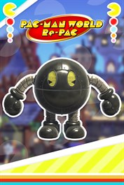 Skin Chogokin noir chromé pour PAC-MAN WORLD Re-PAC