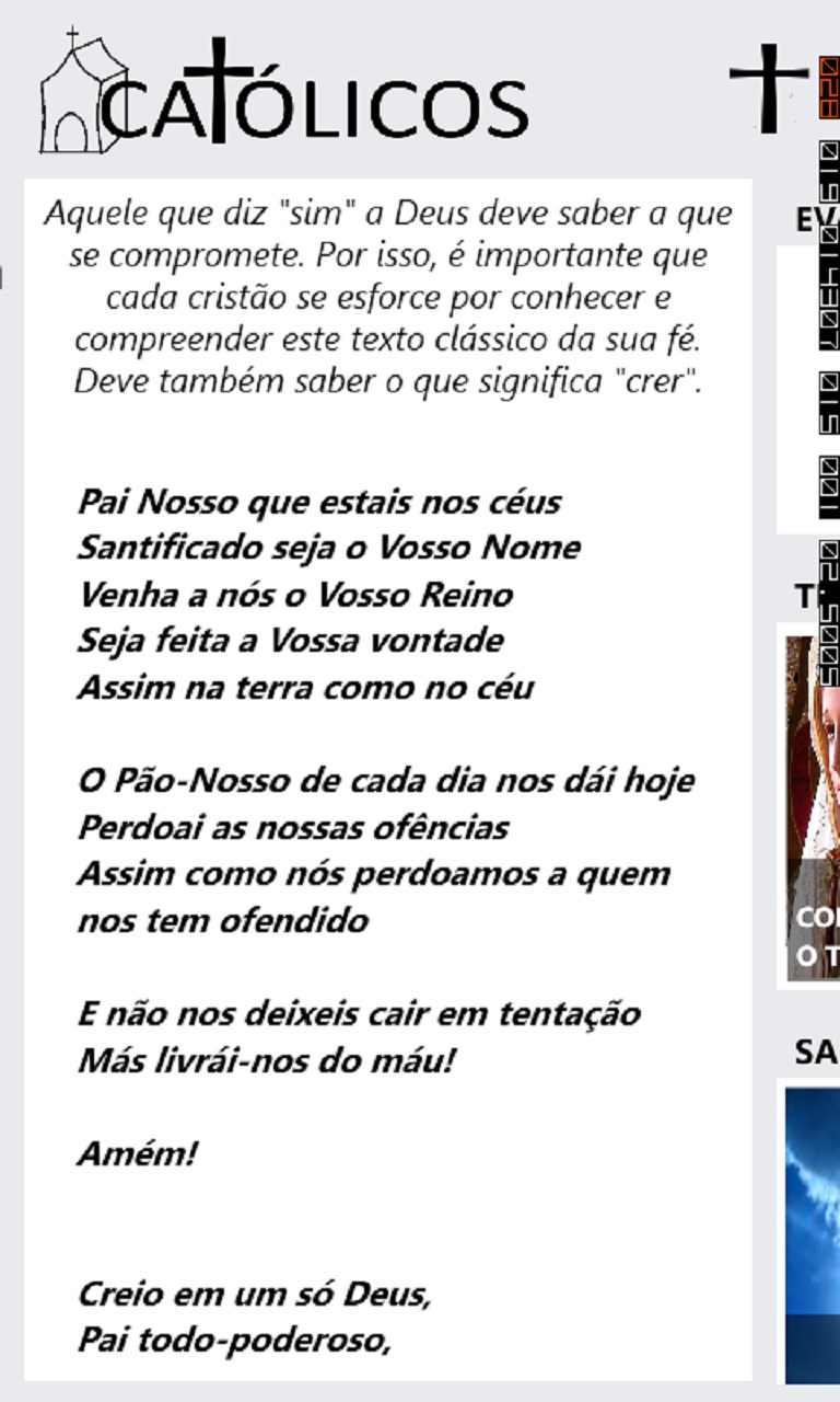 Screenshot 1 Católicos windows