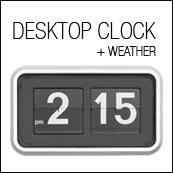 Desktop Clock+Weather for Windows 10 free download