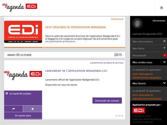 MyAgenda E.D.I screenshot 3