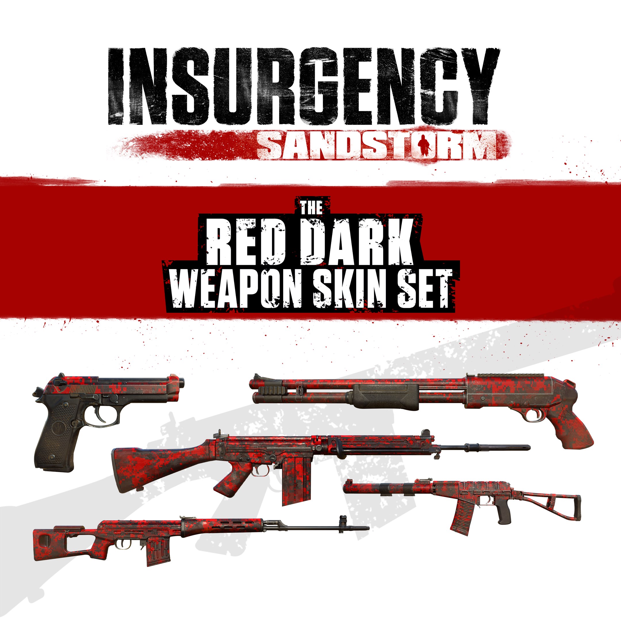 Insurgency: Sandstorm - Red Dark Weapon Skin Set