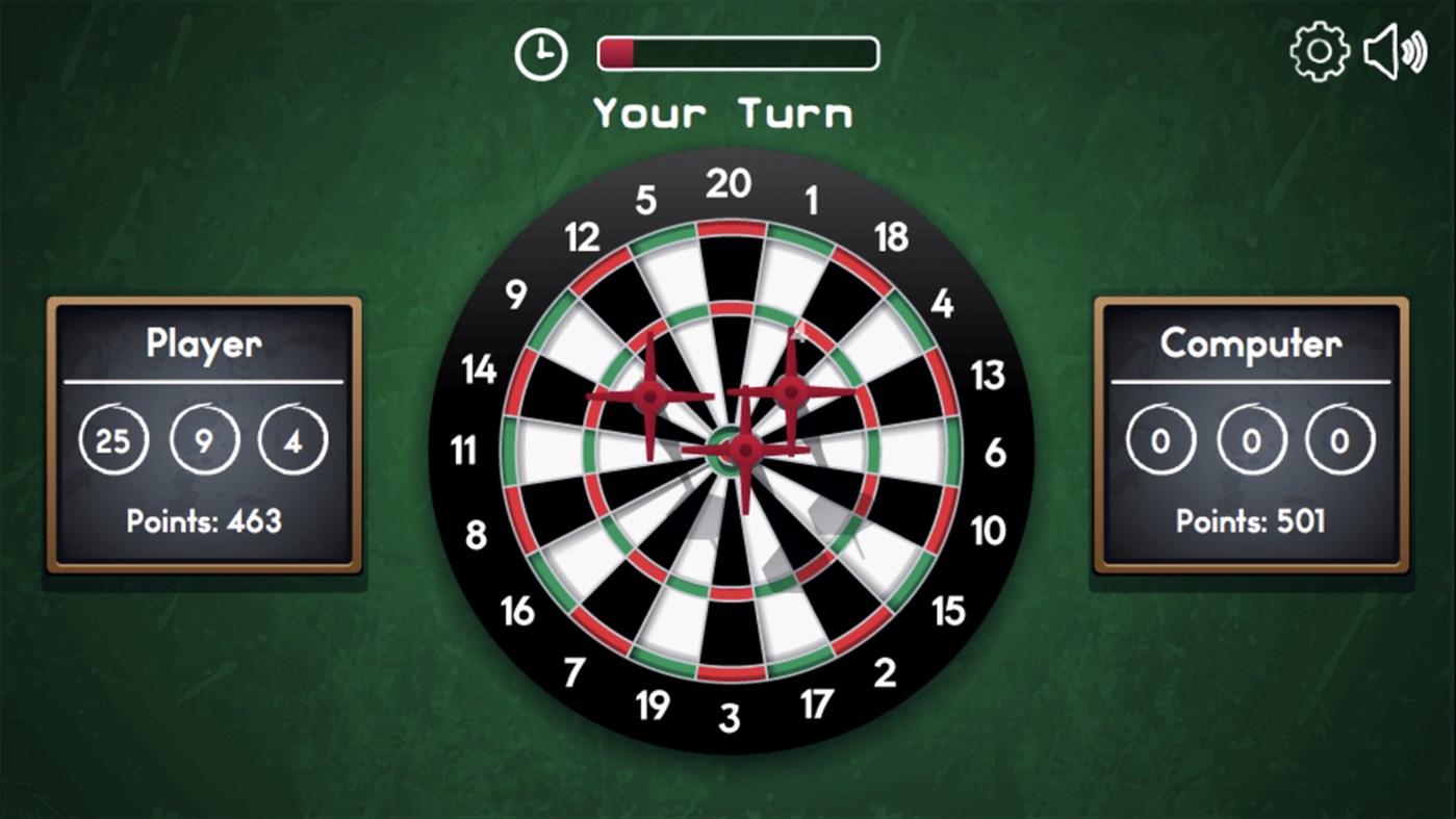 #1. Darts Toss Match (Windows) Por: Wind Game Studio
