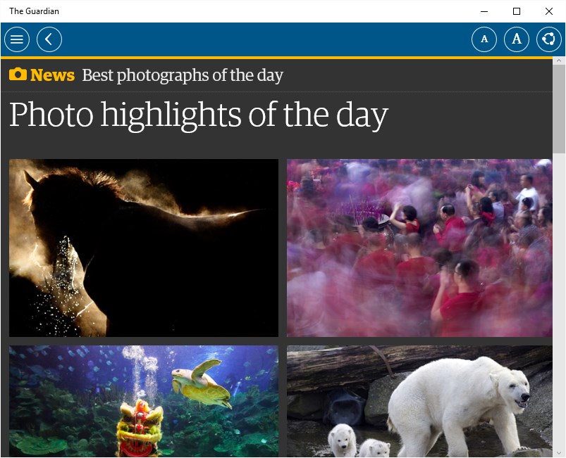 The Guardian newspaper comes to Windows 10 and Windows 10 Mobile