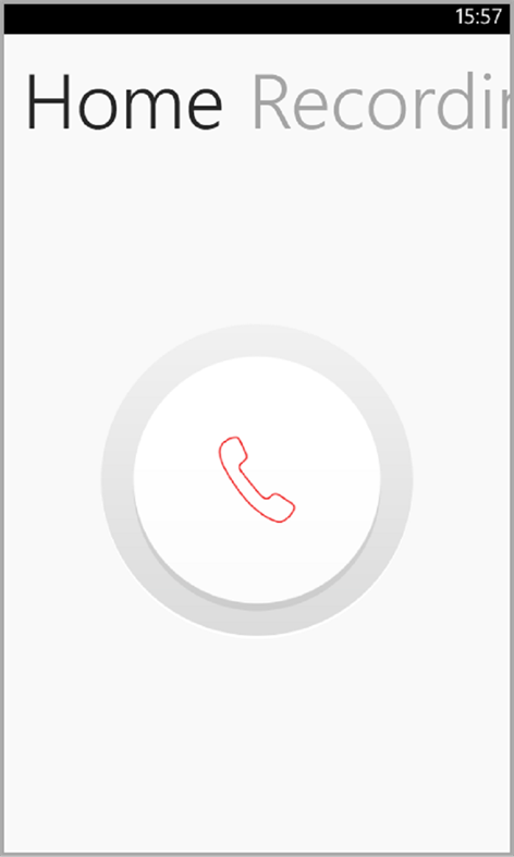 Callcorder: record incoming & outgoing phone Calls Screenshots 1