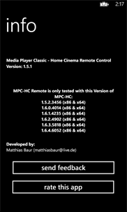 MPC-HC Remote screenshot 5