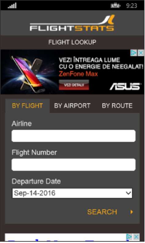 Flight Stats Screenshots 1