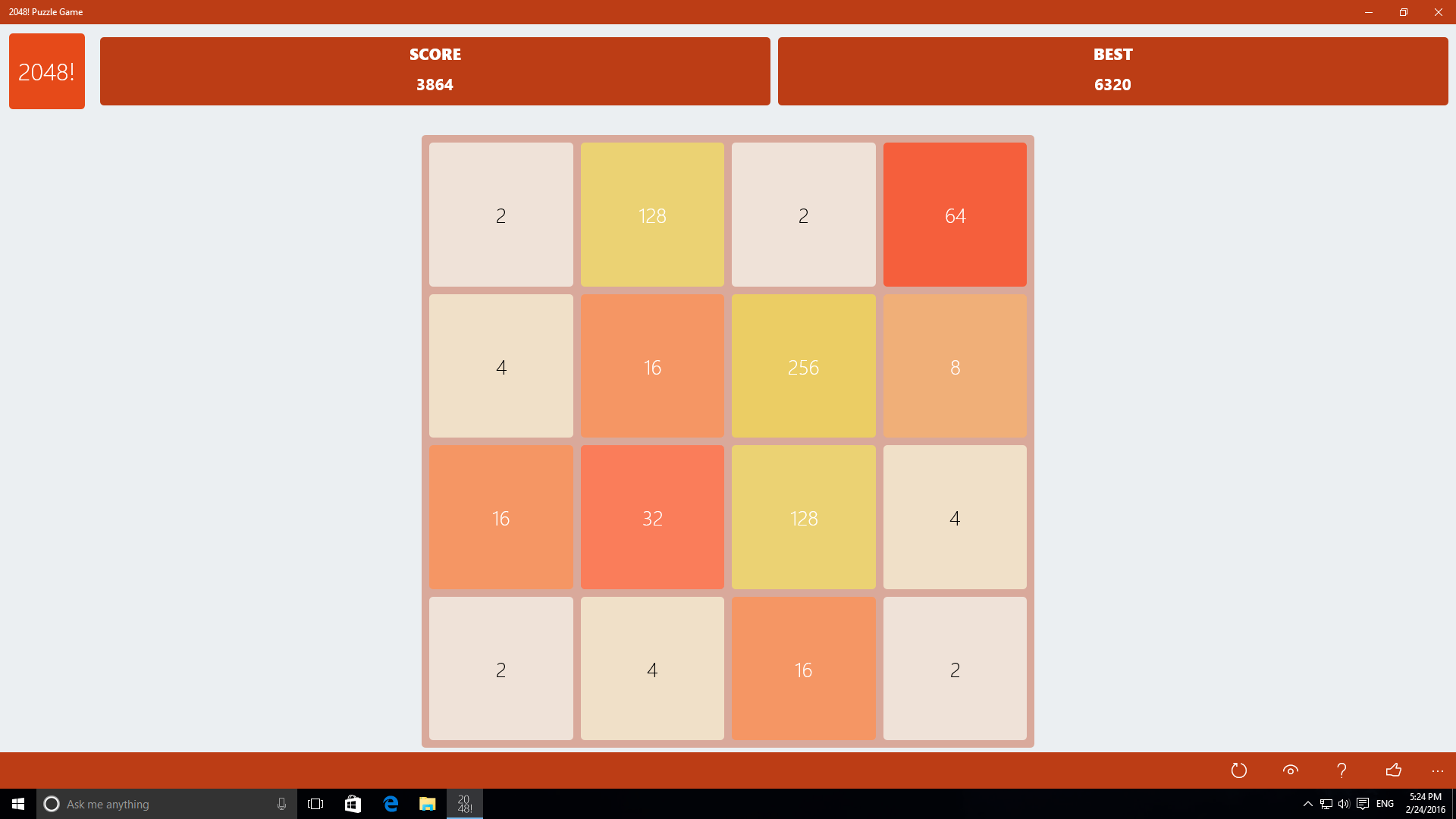 2048! Puzzle Game for Windows 10 Mobile