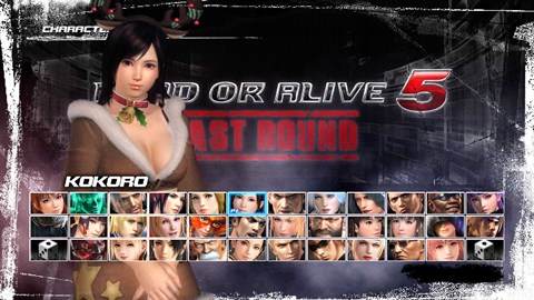 DEAD OR ALIVE 5 Last Round Kokoro Christmas Costume