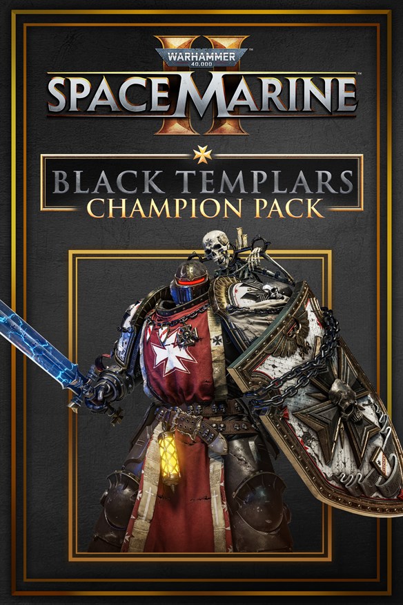 Warhammer 40,000: Space Marine 2 - Black Templars Champion Pack Xbox Series X|S and Xbox One cover art