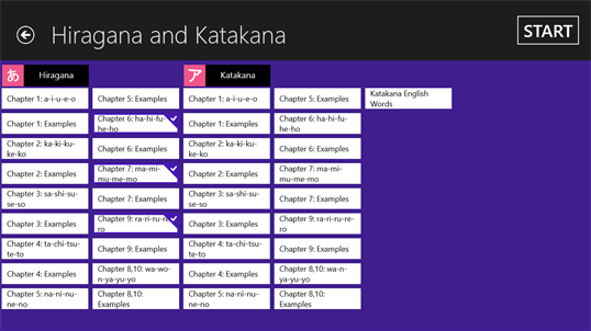 Hiragana and Katakana screenshot 5