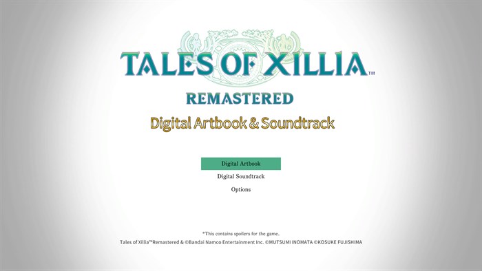 Tales of Xillia Remastered - Digital Artbook & Soundtrack — скриншот 1
