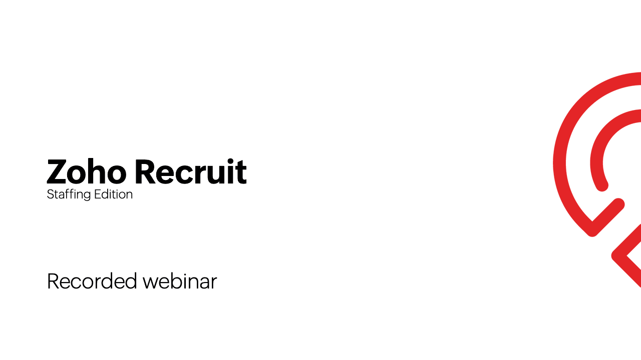 Snapshot 1 of Zoho Recruit