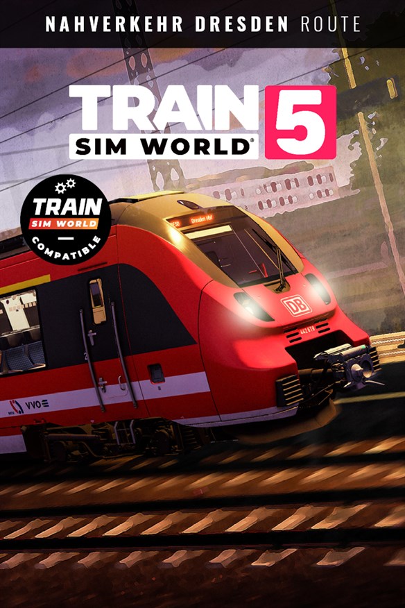 Train Sim World 5: Nahverkehr Dresden - Riesa Xbox Series X|S and Xbox One cover art