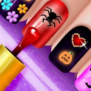 Glow Nails Halloween Game