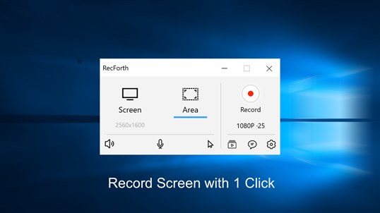 RecForth - Free Screen Recorder, Screen Record & Screen Recording screenshot 1