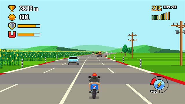 Retro Highway screenshot 2