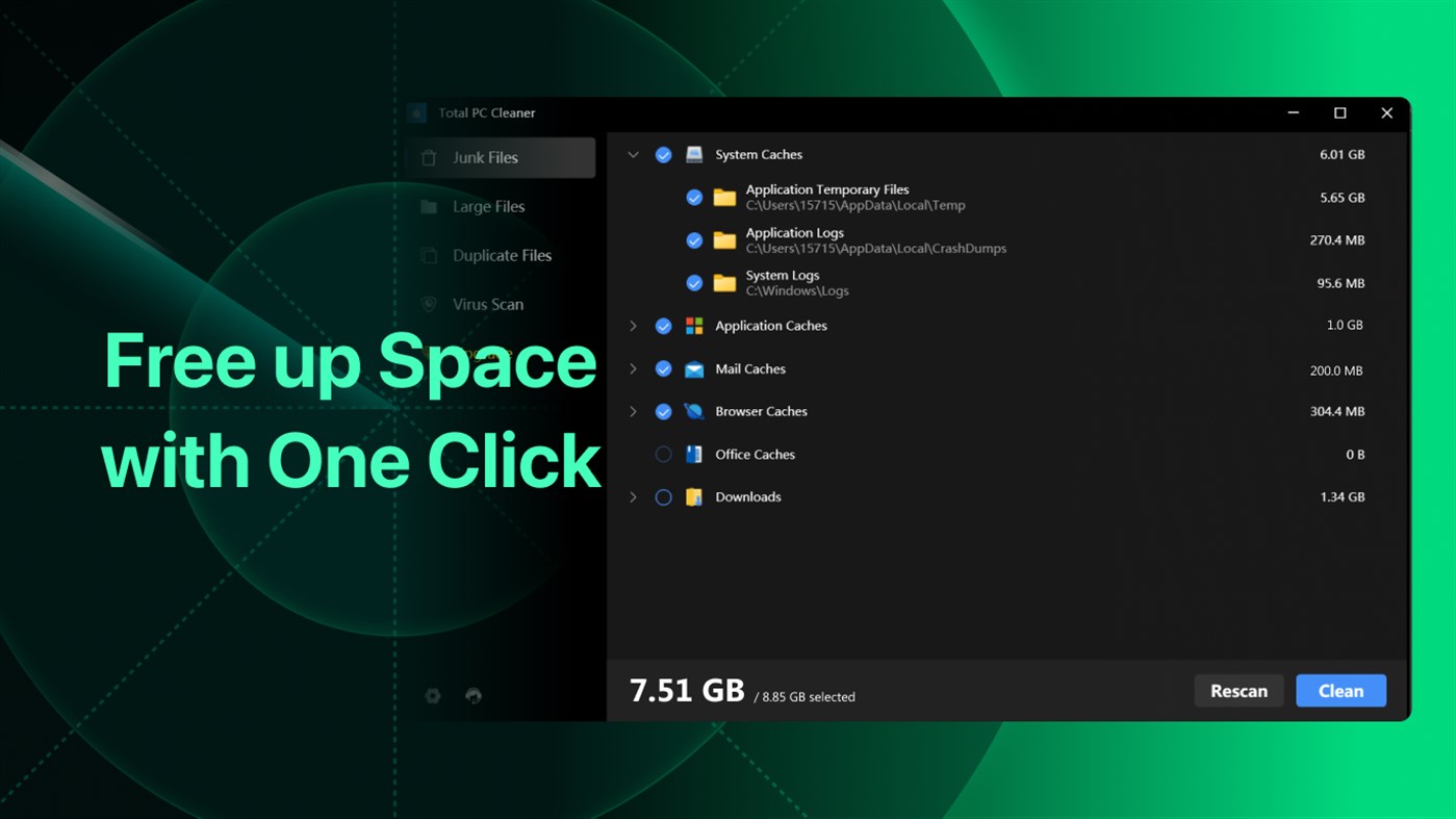 #2. Total PC Cleaner: Clean Disk, Antivirus (Windows) Bởi: Total PC Cleaner