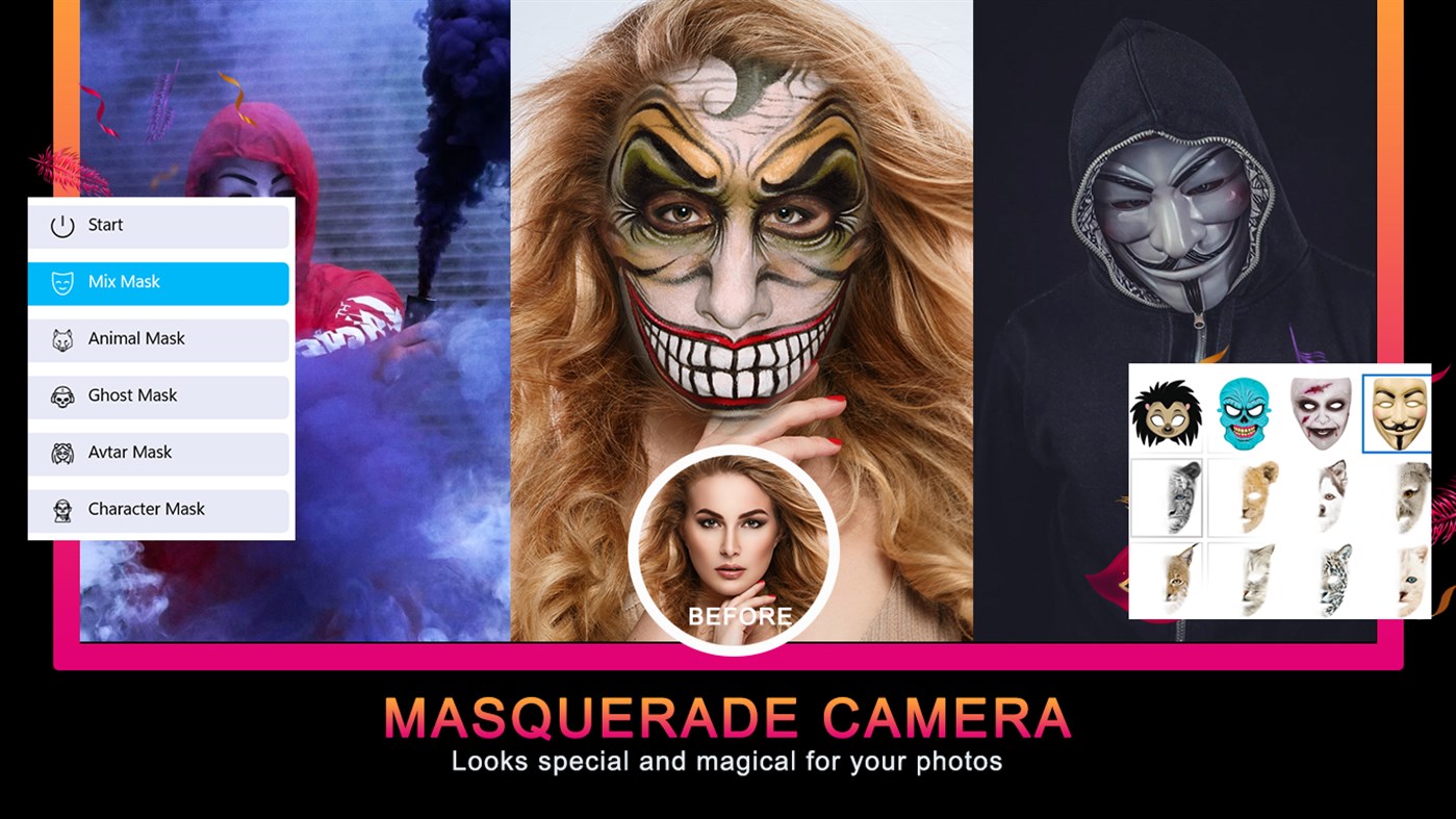 #3. Masquerade Camera (Windows) By: Queenloft