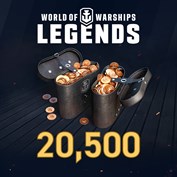 World of Warships: Legends - 20 500 doublons