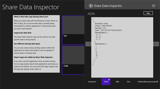 Share Data Inspector screenshot 6