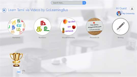 Learn Tamil via videos by GoLearningBus screenshot 3