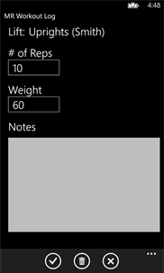 Mr Workout Log screenshot 5