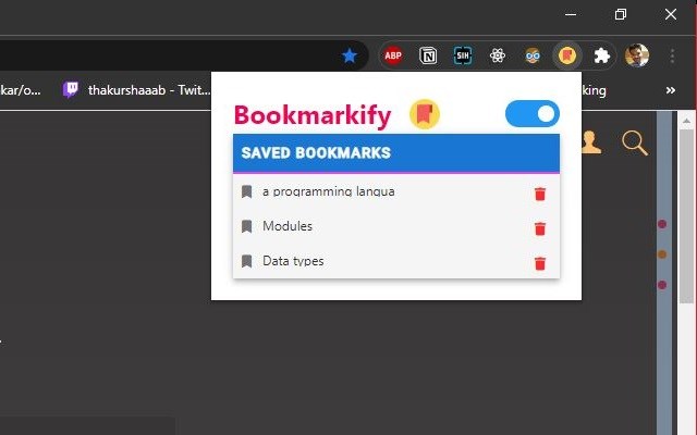 Bookmarkify