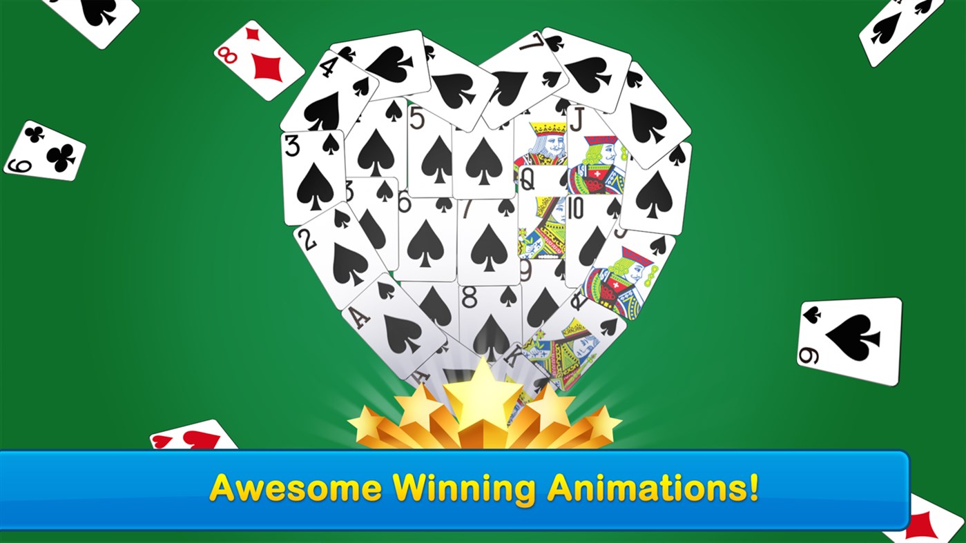 #3. Spider Solitaire Free!! (Windows) By: Dots2line