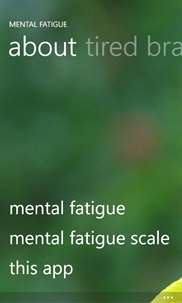 Mental fatigue screenshot 6