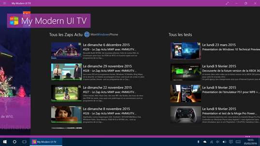 My Modern UI TV screenshot 2