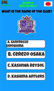 Japan Football Logo Quiz screenshot 3
