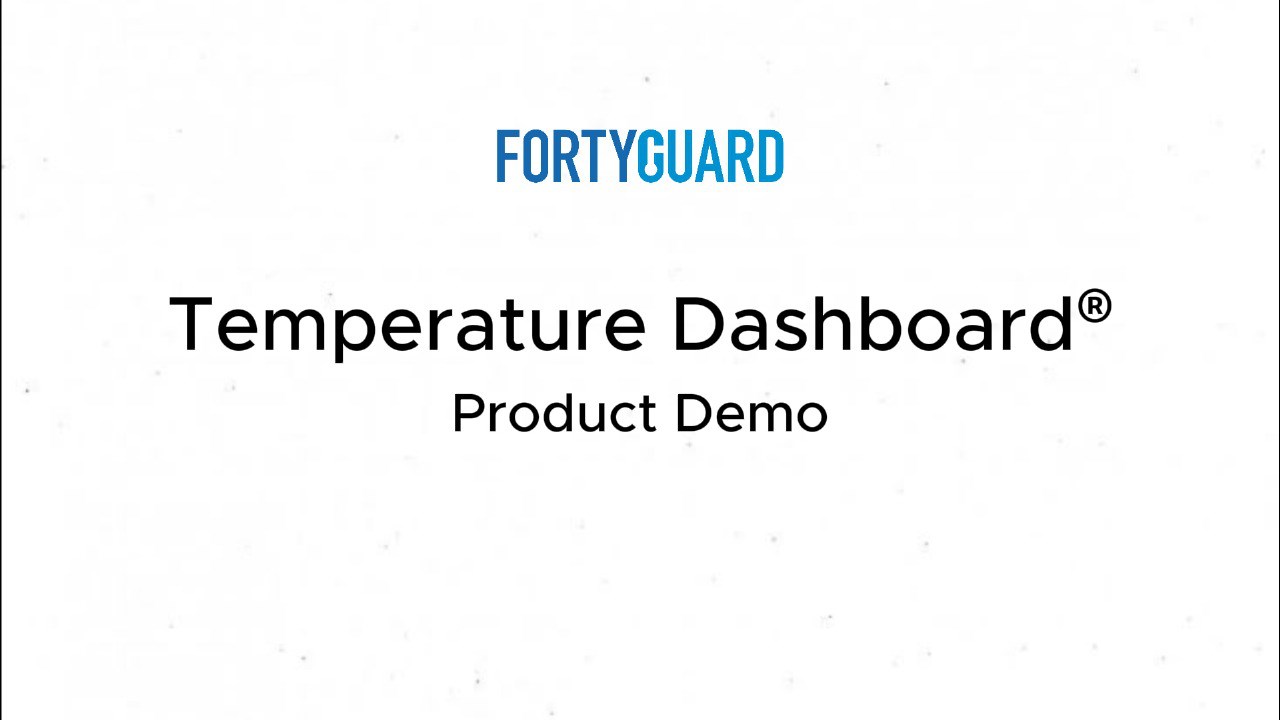 Snapshot 1 of FortyGuard Temperature Dashboard
