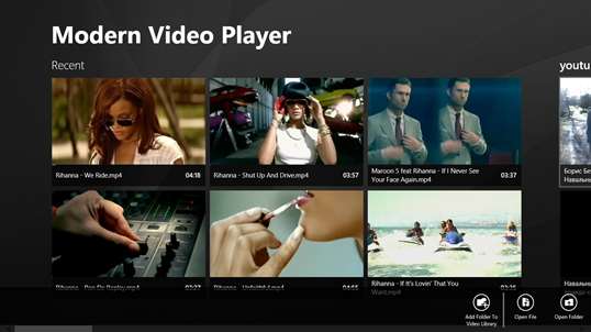 Modern Video Player screenshot 1